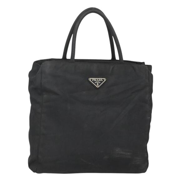 PRADA Hand Bag Nylon Black - Picture 1 of 13
